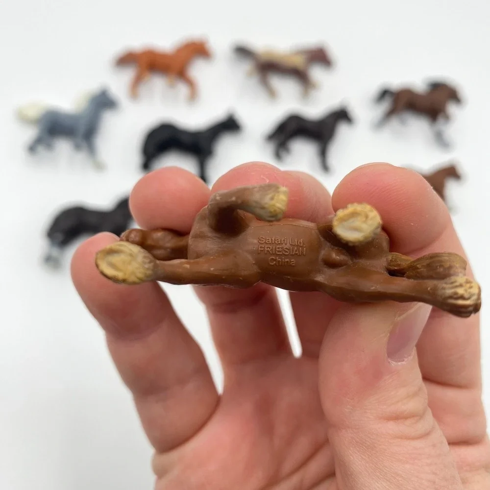 Safari Ltd.‎ Horse Breeds Figurines Lot of 11 Miniature Horses Animal Toys 2